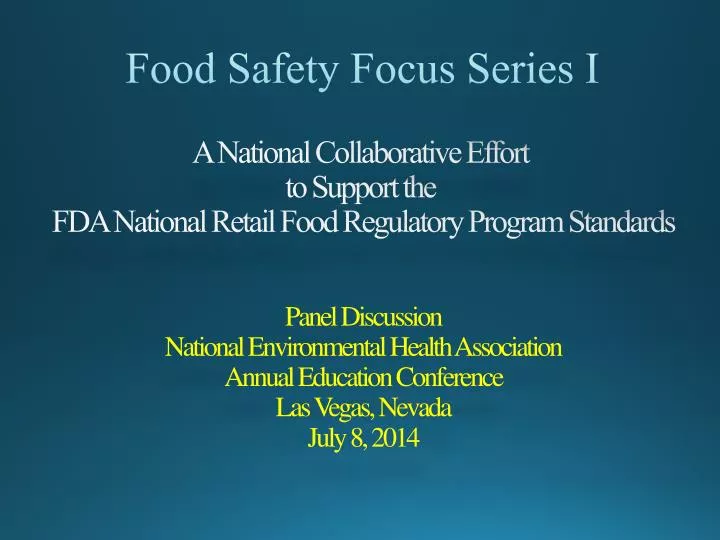 food safety focus series i