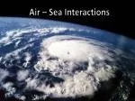 Air – Sea Interactions - slide 1