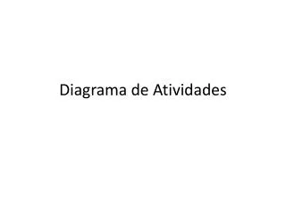 diagrama de atividades