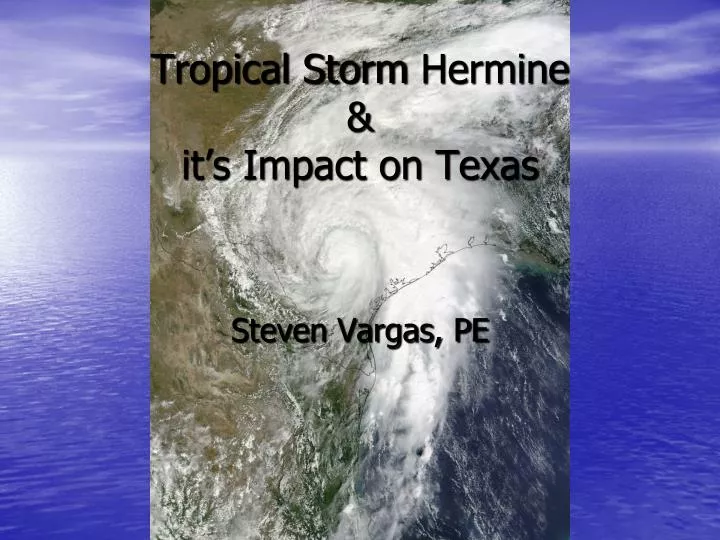 tropical storm hermine it s impact on texas