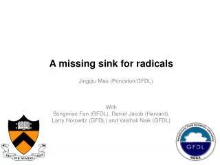 A missing sink for radicals