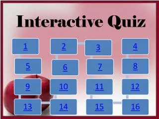 Interactive Quiz