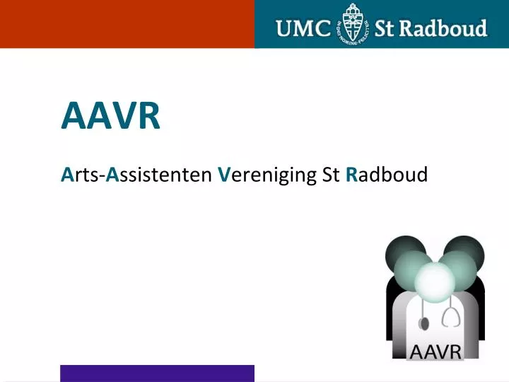 aavr a rts a ssistenten v ereniging st r adboud