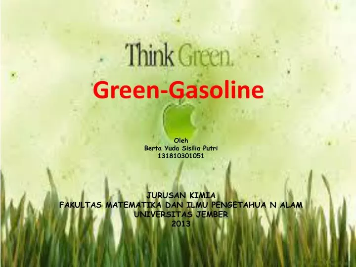 green gasoline