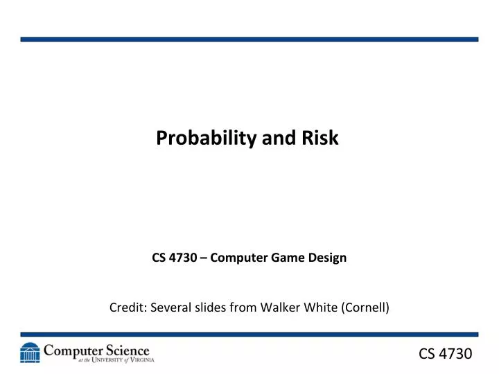 probability and risk