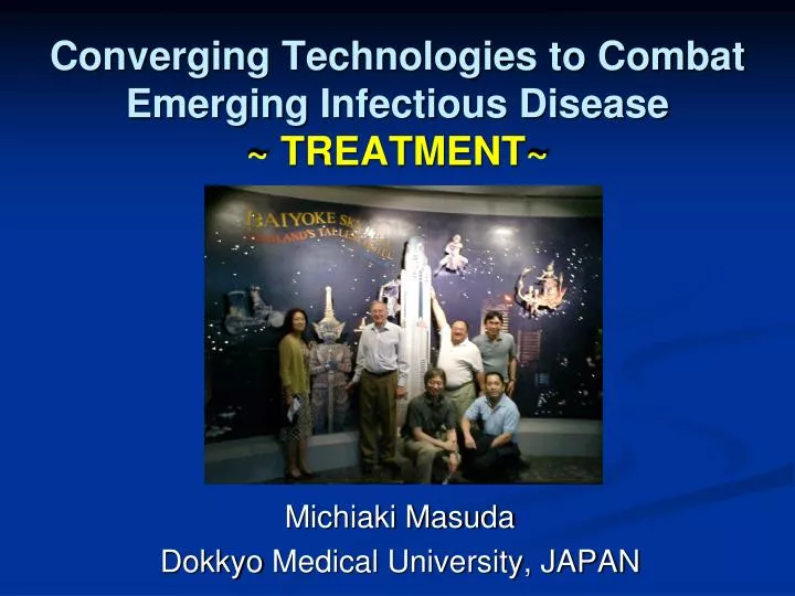 converging technologies to combat emerging infectious disease treatment