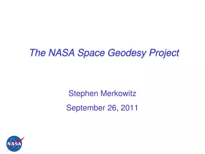 the nasa space geodesy project