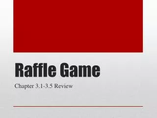 raffle game