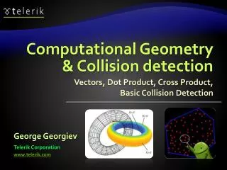 Computational Geometry &amp; Collision detection