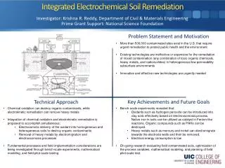 Integrated Electrochemical Soil Remediation
