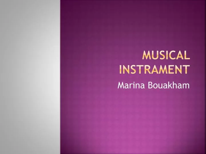 musical instrament