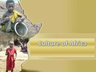 Culture of Africa
