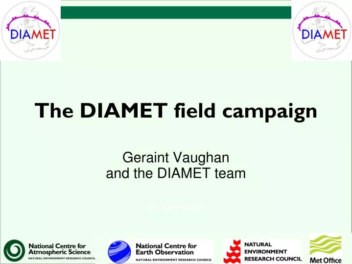 the diamet field campaign