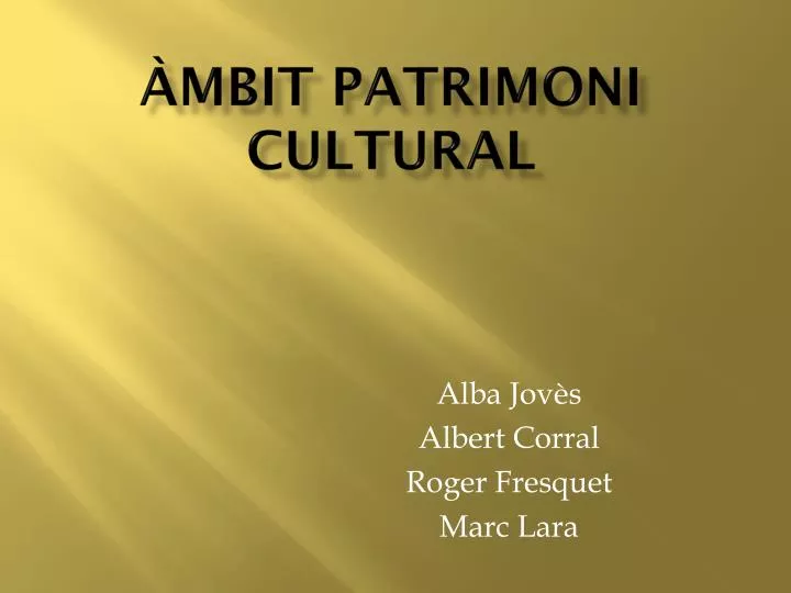 mbit patrimoni cultural