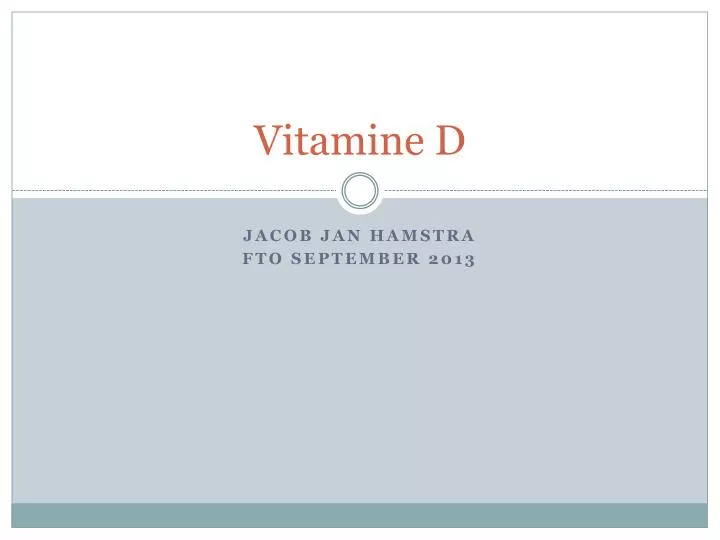 vitamine d