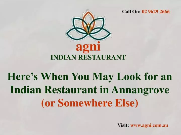 here s when you may look for an indian restaurant in annangrove or somewhere else