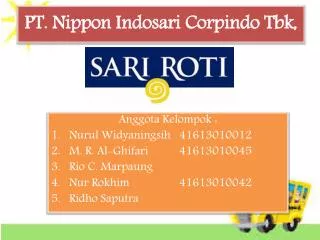 PT. Nippon Indosari Corpindo Tbk ,