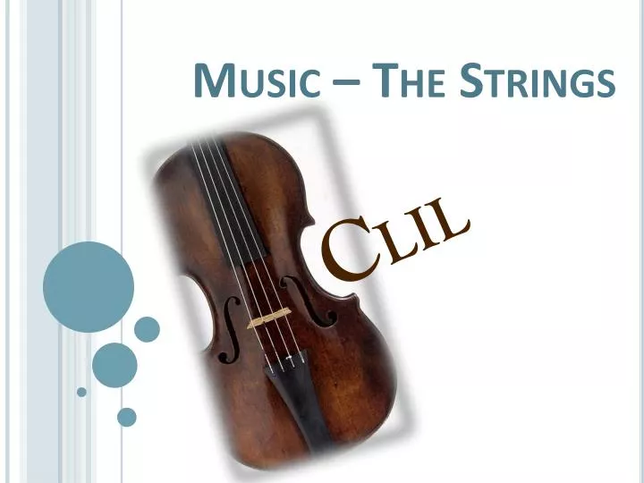 music the strings