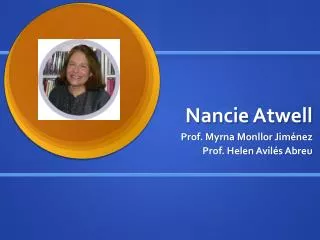 Nancie Atwell