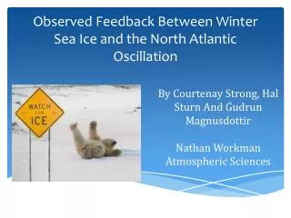 Observed Feedback Between Winter Sea Ice and the North Atlantic Oscillation