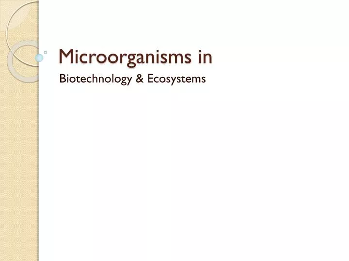 microorganisms in
