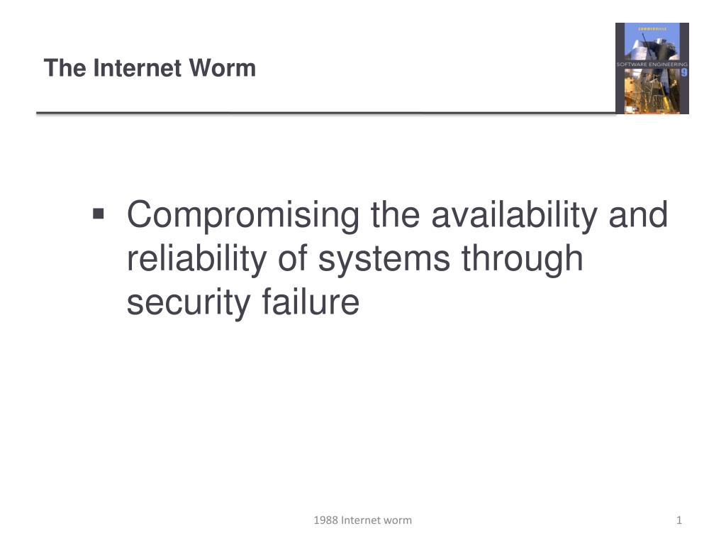 PPT - The Internet Worm PowerPoint Presentation, free download - ID:1894891