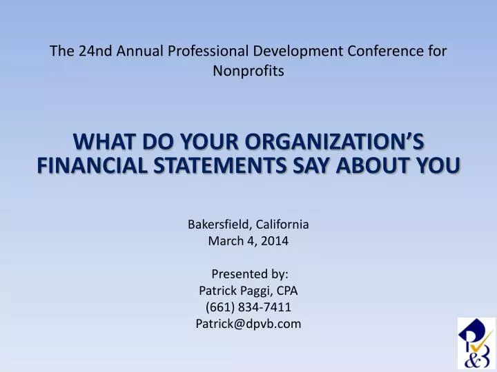 the 24nd annual professional development conference for nonprofits