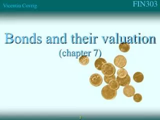 Bonds and their valuation (chapter 7)
