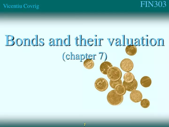 bonds and their valuation chapter 7