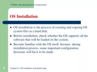 OS Installation