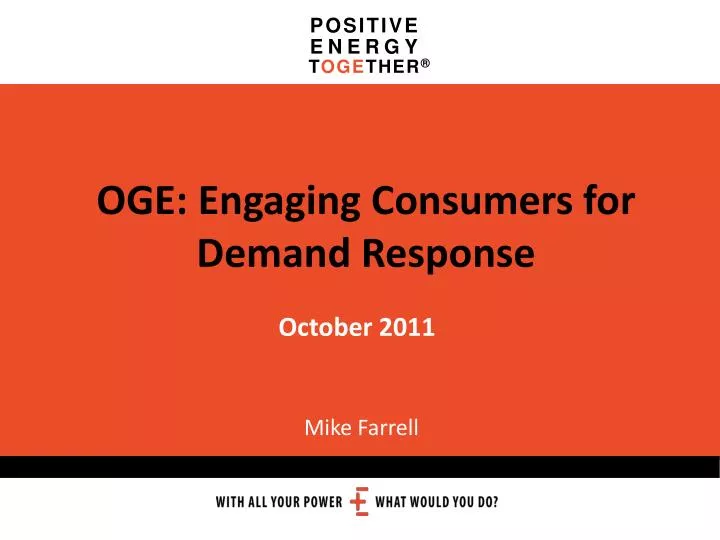 oge engaging consumers for demand response