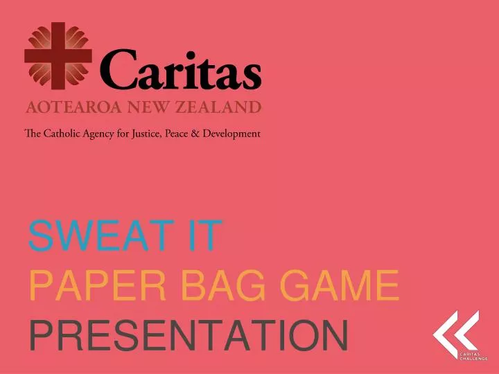 sweat it paper bag game presentation