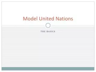 Model United Nations