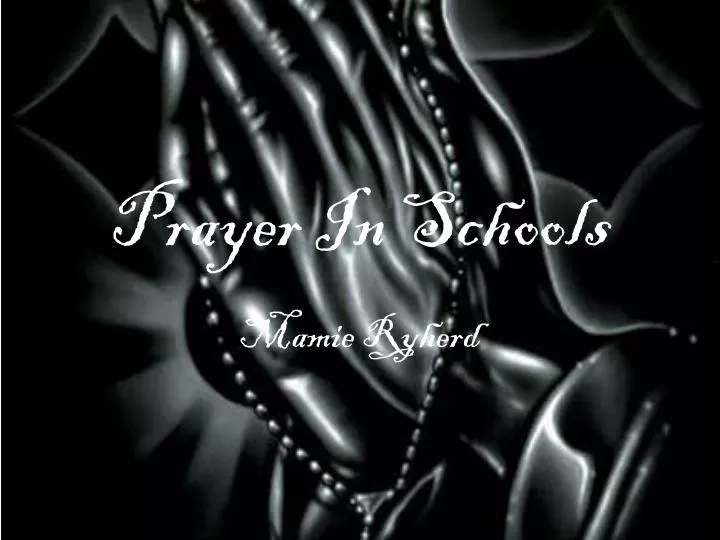 prayer in schools