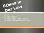 PPT - MDA 136 MEDICAL LAW AND ETHICS Chapter 2 Lecture PowerPoint ...