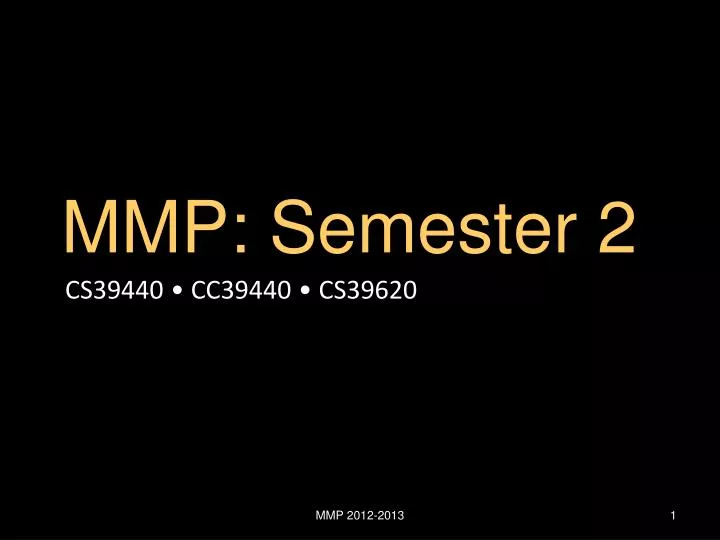 mmp semester 2