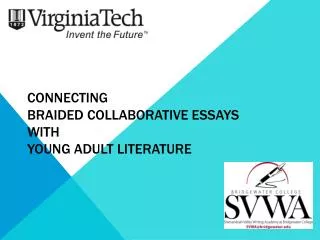 Connecting Braided Collaborative Essays with Young Adult Literature