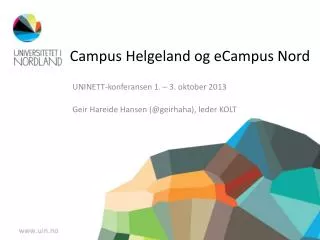 campus helgeland og ecampus nord