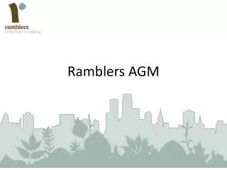 Ramblers AGM