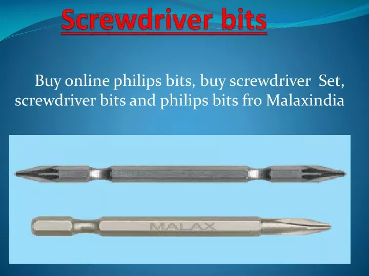 screwdriver bits
