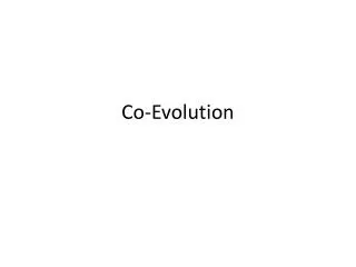 Co-Evolution