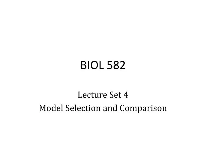 biol 582