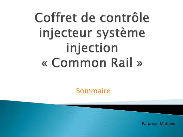 coffret de contr le injecteur syst me injection common rail