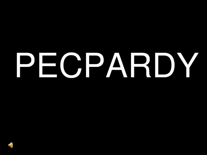 pecpardy