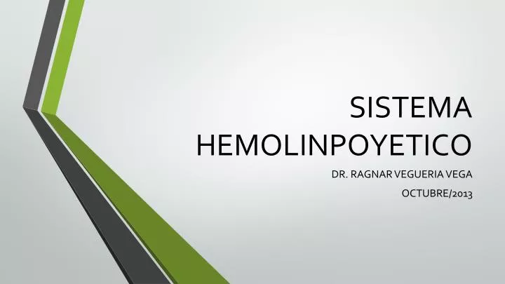 sistema hemolinpoyetico