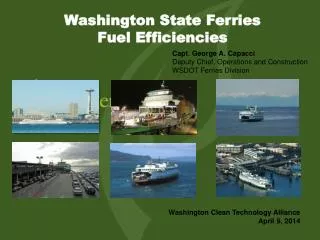 Washington State Ferries Fuel Efficiencies