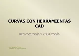 curvas con herramientas cad