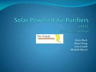 Solar Powered Air Purifiers UNEEC Final Presentation