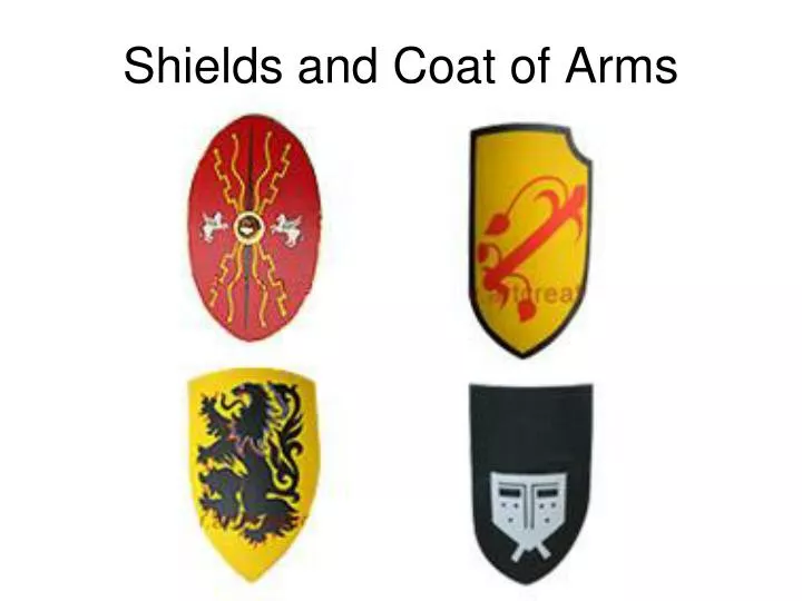 shields and coat of arms