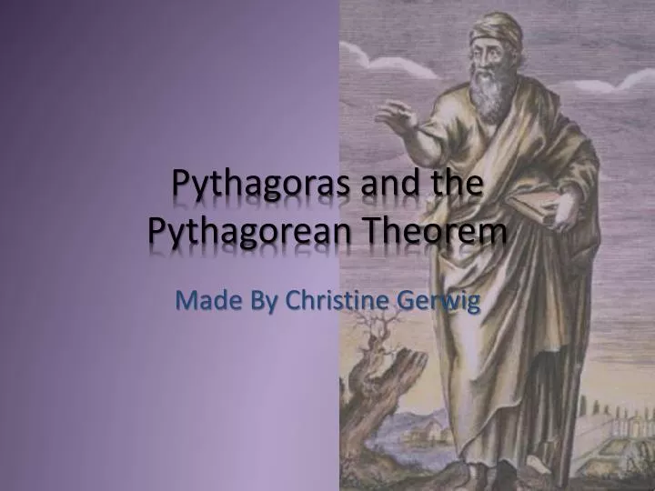 pythagoras and the pythagorean theorem